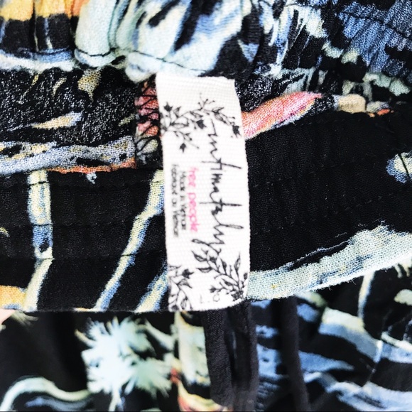 FREE PEOPLE Blue Lagoon Pant in Black Combo - Picture 9 of 12